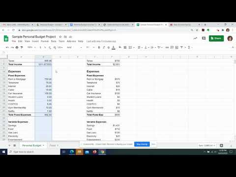 Formatting numbers in a spreadsheet