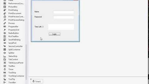Vb.net login form with password attempt count
