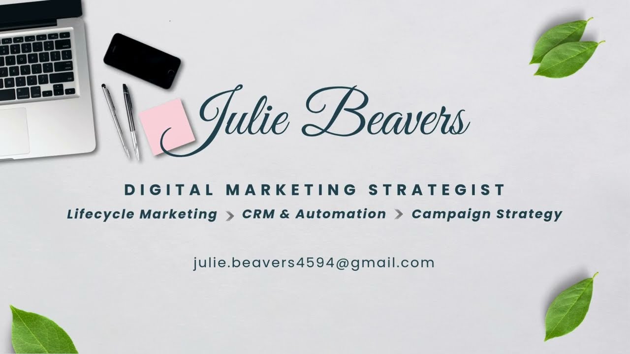 Julie Beavers | Marketing Strategist & Digital Project Specialist