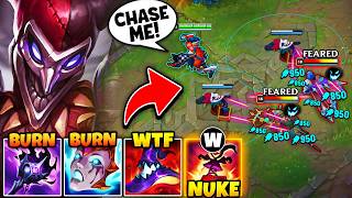 Shaco but I make the enemy team chase me into boxes (800 AP TRAPS)