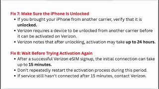 How to Fix iPhone 18 Pro/ Pro Max eSIM Not Activating on Verizon - Troubleshooting Steps That Work