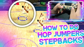 HOW TO DO HOP JUMPERS & STEPBACKS ON NBA 2K21 WITH *HANDCAM*! NBA 2K21 DRIBBLE MOVES TUTORIAL!
