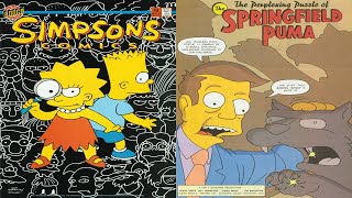 Simpsons Comics #3 (1994) The Perplexing Puzzle of the Springfield Puma