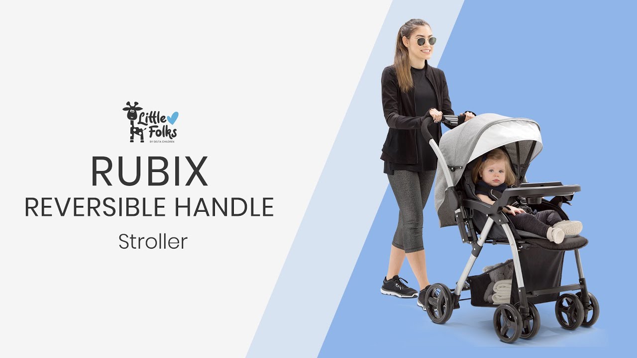 stroller with handle that flips