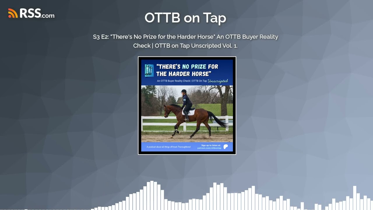 S3 E2: “There’s No Prize for the Harder Horse” An OTTB Buyer Reality Check | OTTB on Tap...