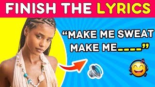 FINISH THE LYRICS 🎵 Most Popular TIKTOK Songs 2023 | Music Quiz 🎤 #2