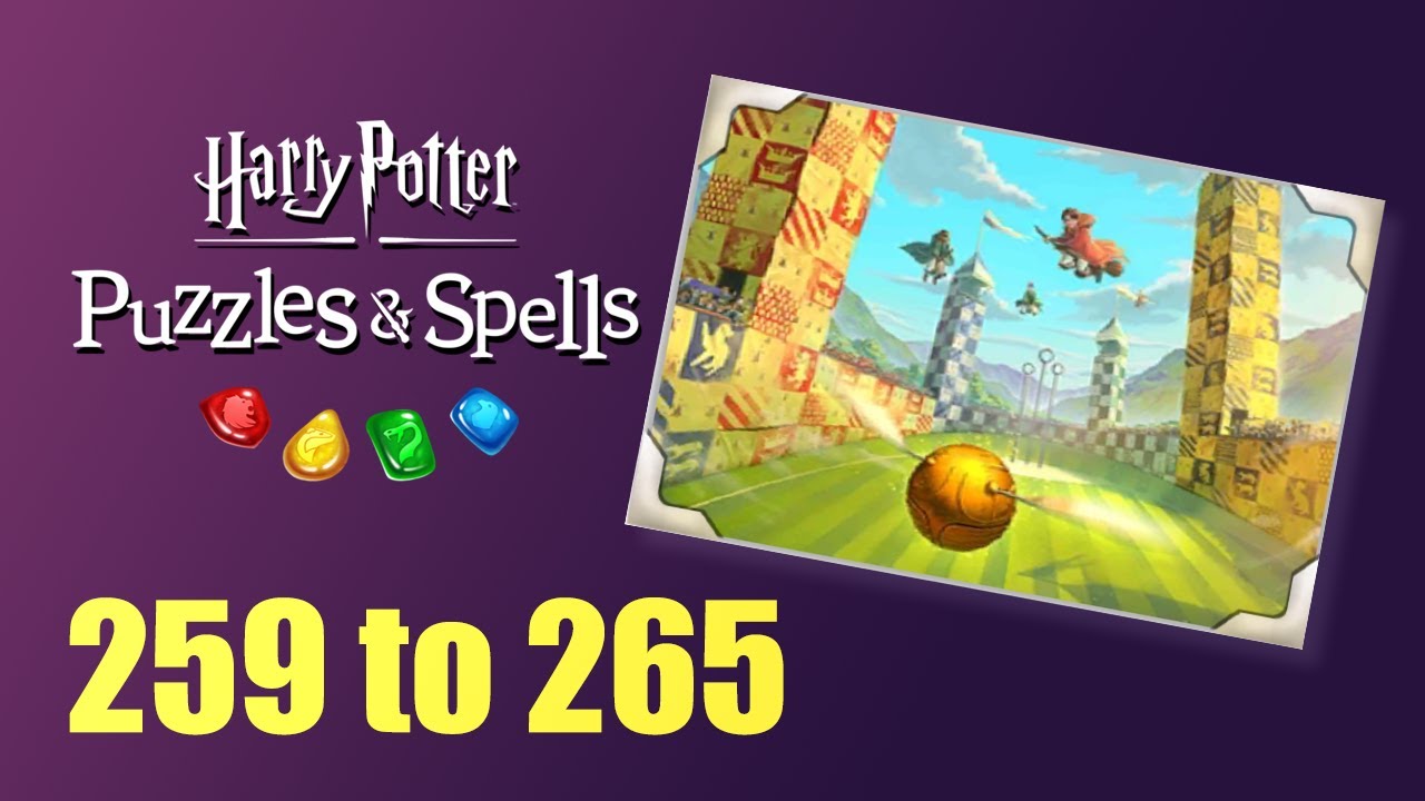 Harry Potter Puzzles & Spells (Level 259 to 265) Quidditch Match YouTube