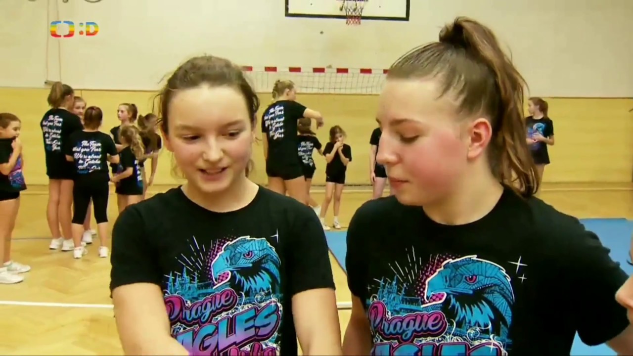 Prague Eagles Cheerleaders  - trénink Little Eagles na ČT :D