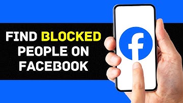 How To Find Blocked People On Facebook 2024 | Unblock People On Facebook App