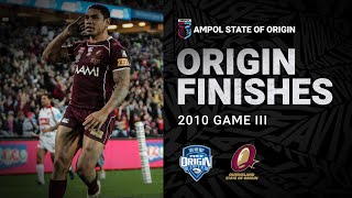 Maroons secure series sweep in final minutes | Game 3, 2010 | Classic Origin Finishes | NRL