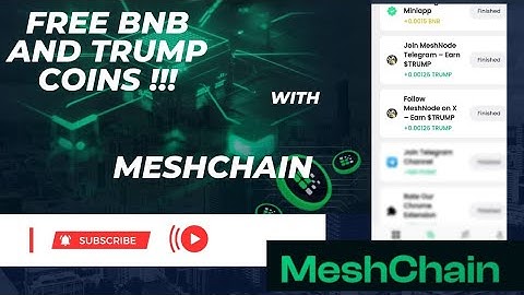 Meshchain AI Airdrop Update: Earn FREE TRUM & BNB Coins! 🚀