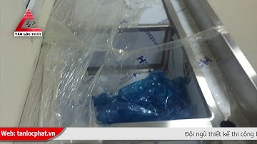 Bàn chậu rửa inox 2 hố dành cho khu bếp công nghiệp giá tốt nhất thị trường