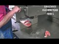 Fresh fish cutting machine with safety available hyderabad india bhagwati machine tools 9866543131