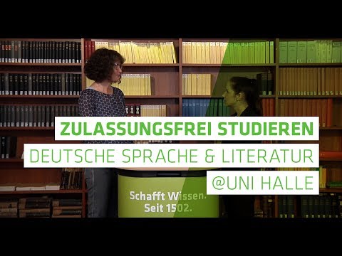 Studieren in Halle: Deutsche Sprache und Literatur | Uni Halle