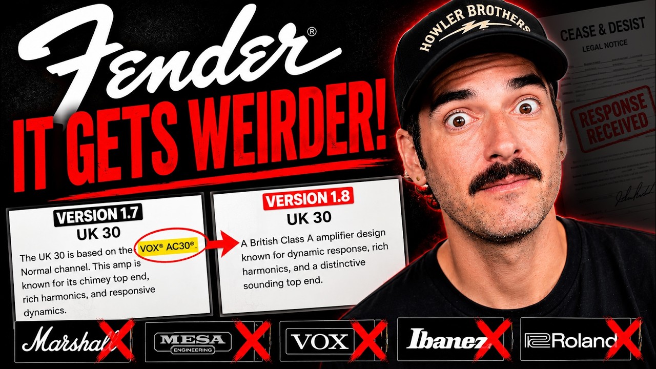 Guarda Fender's Controversy Just Got WEIRDER! Why Were Marshall, Mesa & Vox Removed? su YouTube Guarda Fender's Controversy Just Got WEIRDER! Why Were Marshall, Mesa & Vox Removed? su YouTube