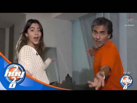 Hija de Raúl Araiza le enseña a usar Tik Tok | Hoy