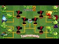 PVZ 2 Mod Tournament - All PEASHOOTER Max Level Plants - Who is Best?
