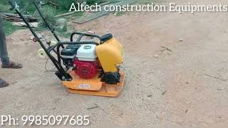 PLATE COMPACTOR WITH HONDA ENGINE GX160 ALTECH CONSTRUCTION EQUIPMENTS 9985097685#8801048427