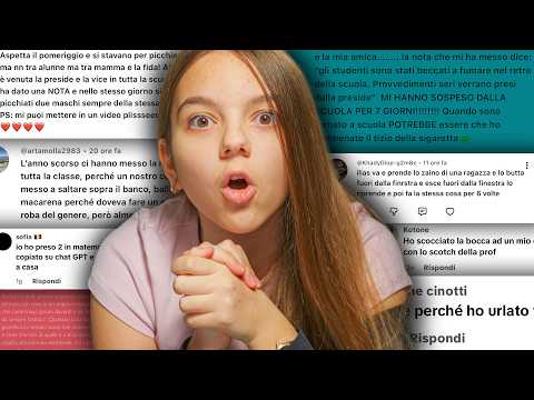 È LETTERALMENTE IMPOSSIBILE Le note disciplinari che mi hanno fatto CROLLARE 😱 ameli tvit