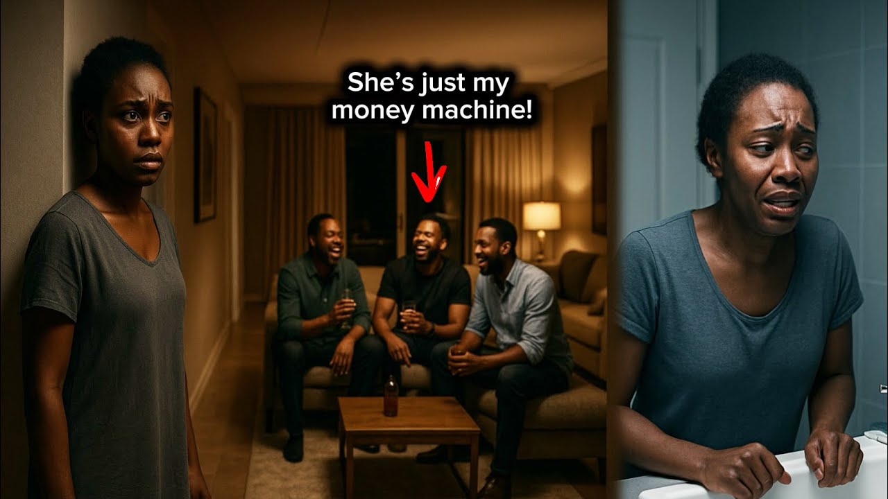 SHE OVERHEARD HER HUSBAND SAYING 2 HIS FRIENDS I’M STILL WITH HER CUS SHE’S MY MONEY MACHI… 