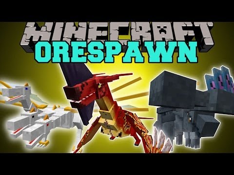 Minecraft: ORESPAWN MOD UPDATE (BOSSES, WEAPONS, PETS, & DUNGEONS) Mod Showcase