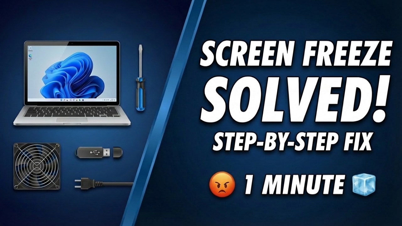 How To Fix Laptop Screen Freeze Quickly & Easily (Windows 11/10) - YouTube