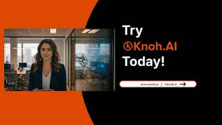 Turn Data Chaos into Clarity | Meet Knoh.AI Agent