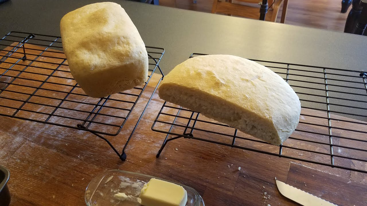 Making basic bread from scratch with Flour, Water, Salt, Yeast and your
