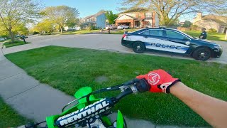 Police CAUGHT Me Ripping Dirtbike!