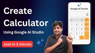 Calculator in Google AI Studio
