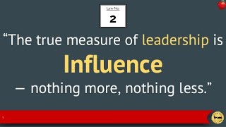 ច្បាប់នៃសក្តានុពល | The Law of Influence​ | The Irrefutable  21 Law of Leadership (Part 2/2)