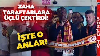 Zaha'ya İstanbul'da Sevgi Seli! Taraftara Üçlü Çektirdiği Anlar Böyle Görüntülendi