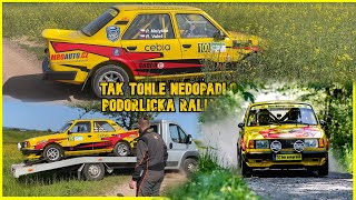 Smolná rally a odstoupení 😭 Podorlická rally 2023 z pohledu BEZ KOMPRESE #rally #maxattack