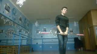 Fire-show уроки - Anti-spin Обучение(Staff) Fire-show уроки - Anti-spin Обучение(Staff)