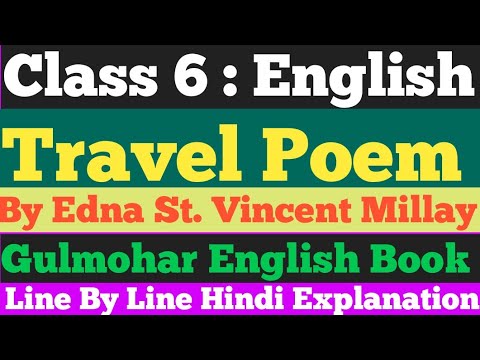 travel poem class 6