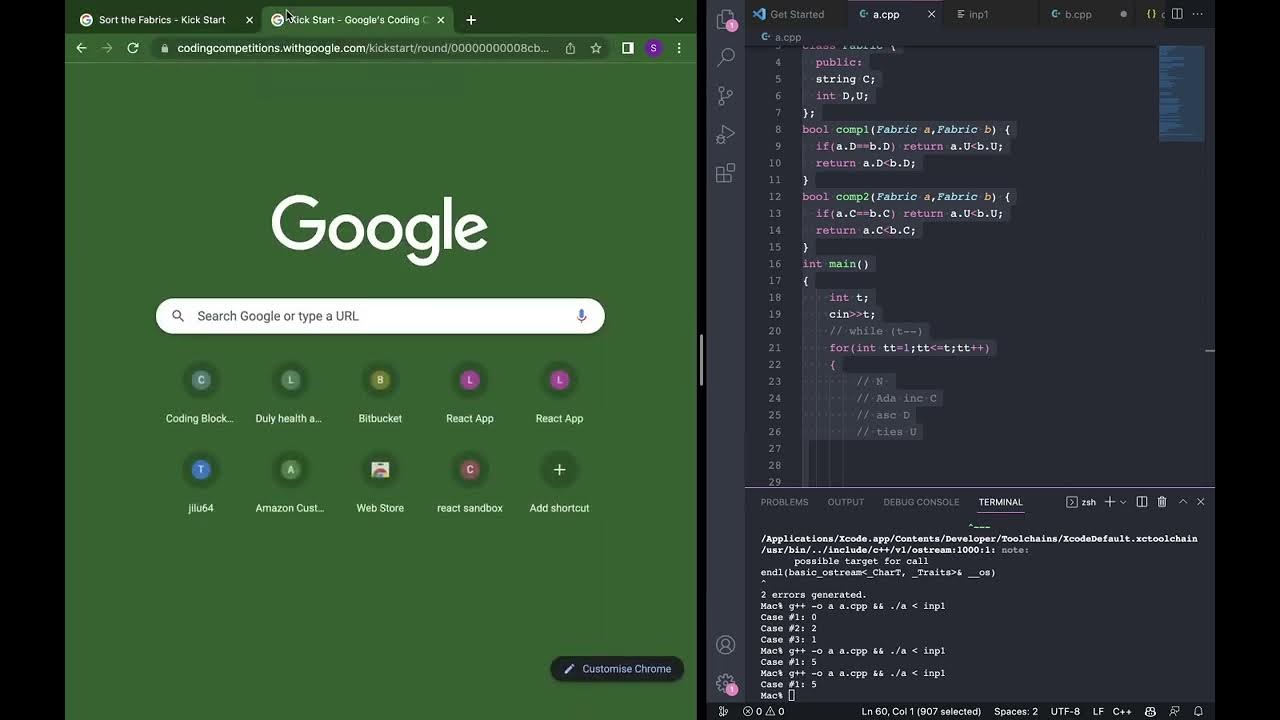 Google Kickstart Round F 2022 Screencast YouTube