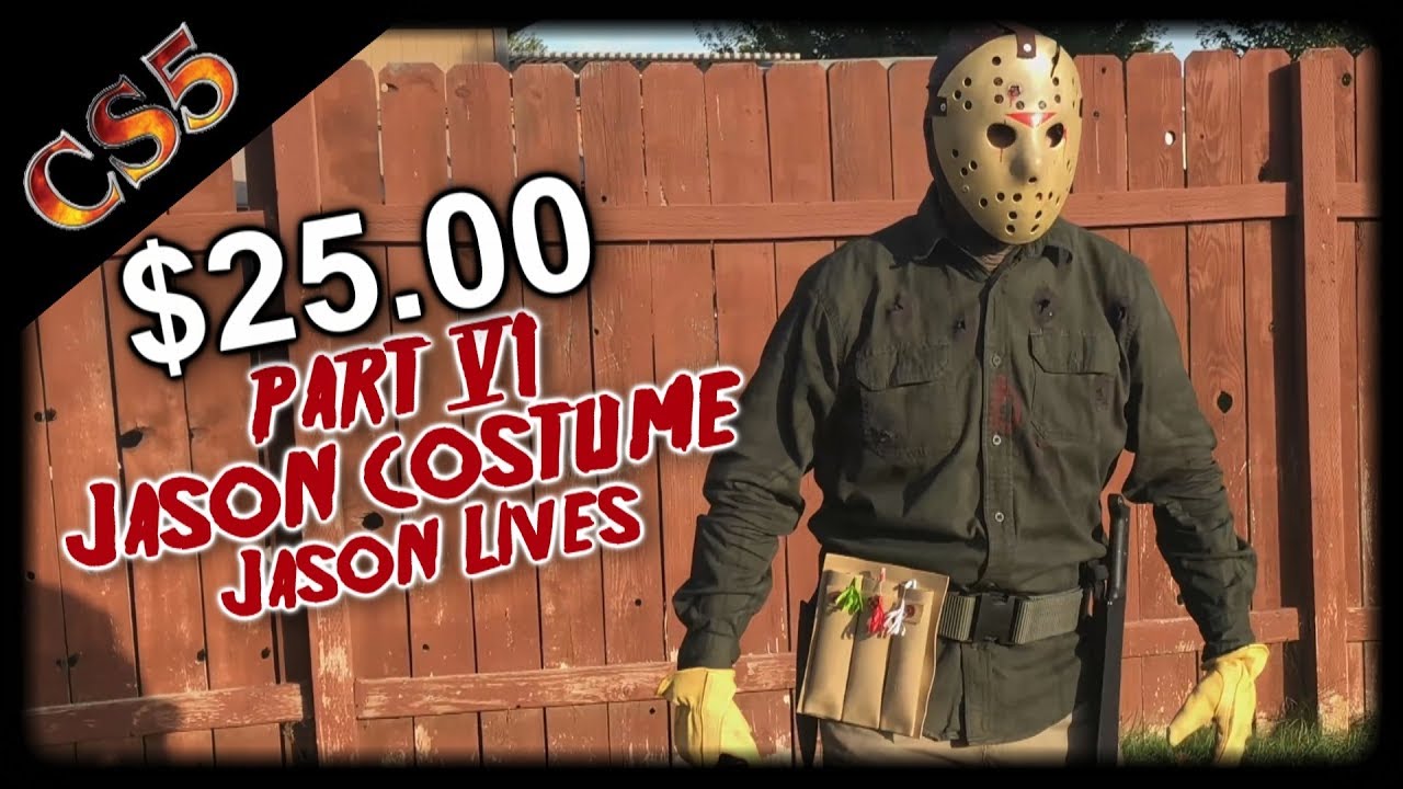 25 00 Jason Part 6 Costume Tutorial Cs5 S Cost Cut Costume Tutorials Friday The 13th Jason Lives Youtube - part 7 jason roblox