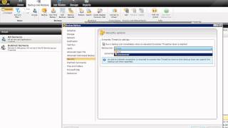 How to set a threatcon level auto backup in Backup Exec 2014