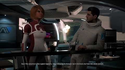 Mass Effect Andromeda - Having a Tea Break with Suvi