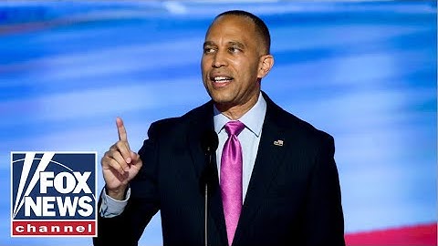Hakeem Jeffries holds a news conference as shutdown continues