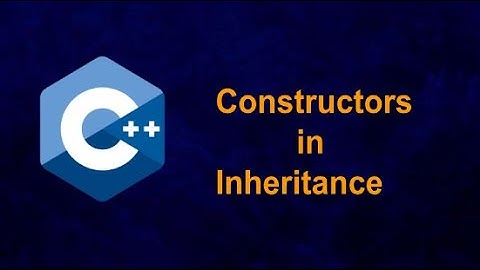 How to manage Constructors of Parent class in inheritance in C++