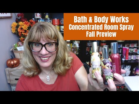 Bath & Body Works Concentrated Room Spray Fall Preview