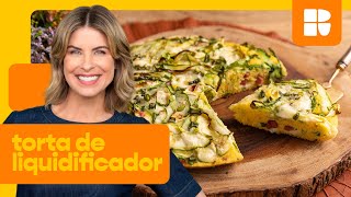 Torta de liquidificador FÁCIL com abobrinha e bacon | Rita Lobo | Cozinha Prática