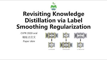 【蜻蜓点论文】172 Revisiting Knowledge Distillation via Label Smoothing Regularization