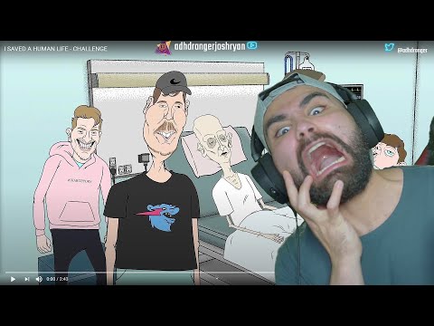 I SAVED A HUMAN LIFE - CHALLENGE !!  @MeatCanyon adhdrangerjoshryan reaction!