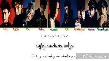 Exo - Monster (color coded lyrics - han/rom/eng)