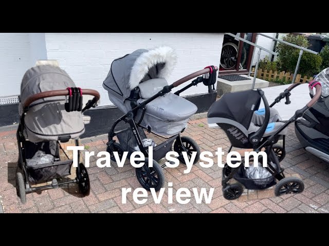 Kinderkraft Newly 4in1 Travel System (PRO R129 Car Seat + ISOFIX