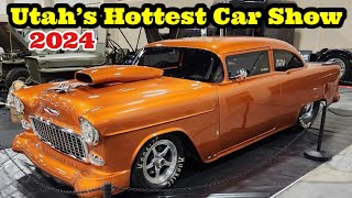 UTAH CLASSIC CAR SHOW 2024 - Over 3.5 hours of Amazing Hot Rods, Customs, Lowriders & Motorcycles 4K