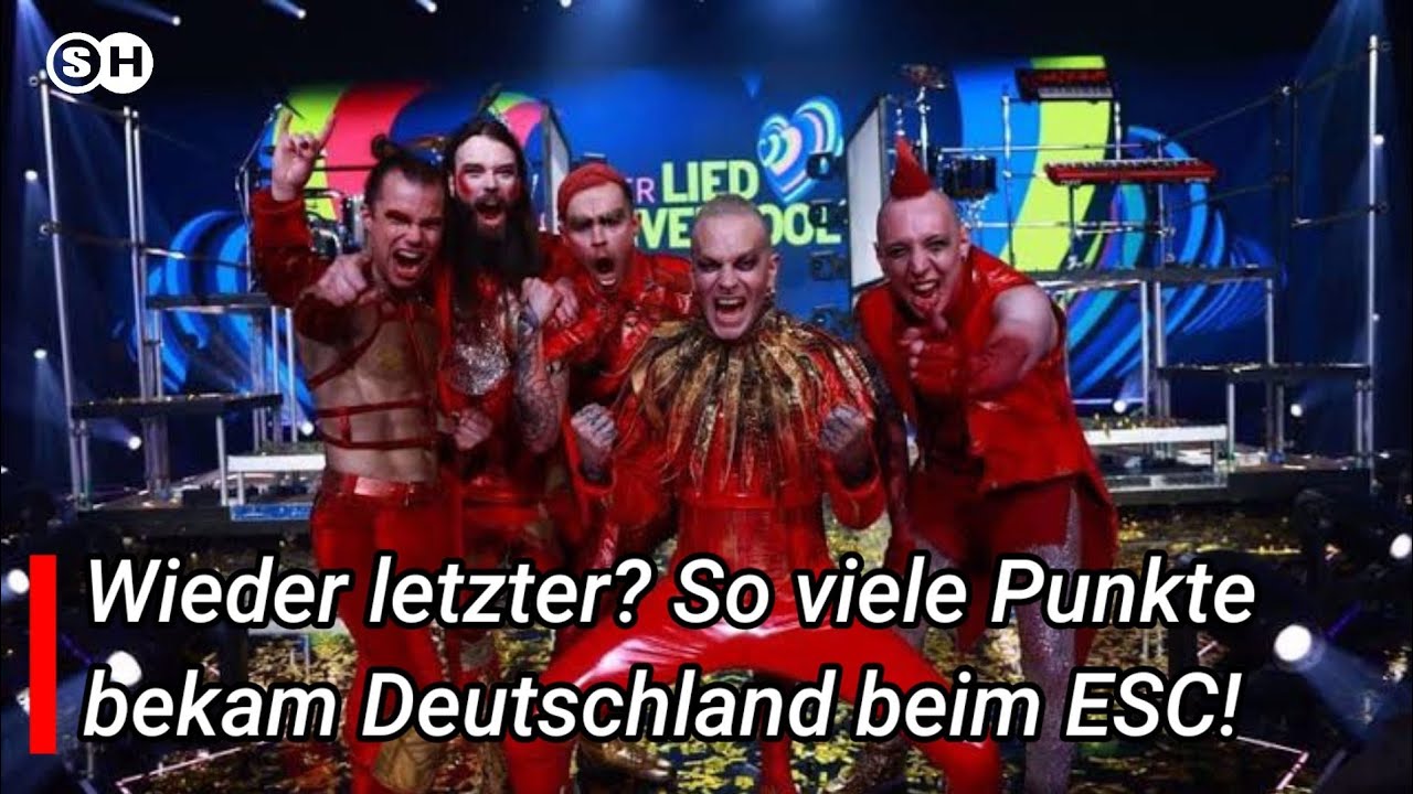 Wieder letzter? So viele Punkte bekam Deutschland beim ESC! SH News German garmany YouTube Wieder letzter? So viele Punkte bekam Deutschland beim ESC! SH News German garmany YouTube