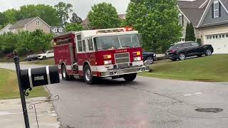 Fairview engine 8 responding to a medical